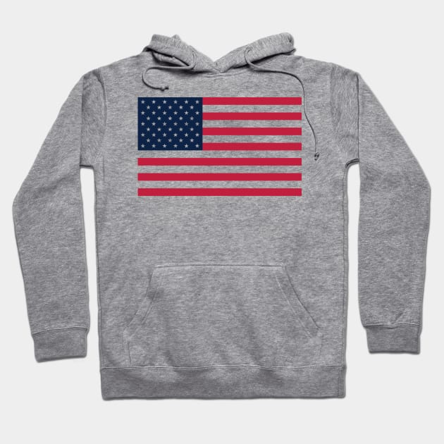 USA Flag Transparent Hoodie by MrLarry